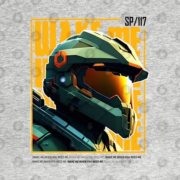 Halo game quotes - Master chief - Spartan 117 - WQ01-v6 by trino21
